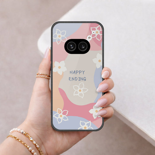 Nothing Phone 2a Cover - Happy Series - HQ Ultra Shine Premium Infinity Glass Soft Silicon Borders Case