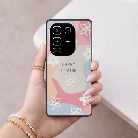 Infinix Note 50 4G Cover - Happy Series - HQ Ultra Shine Premium Infinity Glass Soft Silicon Borders Case