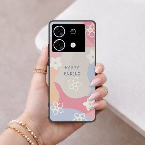 Infinix Zero 30 5G Cover - Happy Series - HQ Ultra Shine Premium Infinity Glass Soft Silicon Borders Case