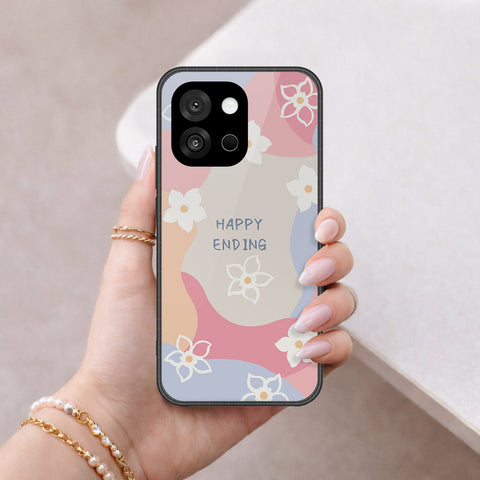 OnePlus 13T Cover - Happy Series - HQ Ultra Shine Premium Infinity Glass Soft Silicon Borders Case