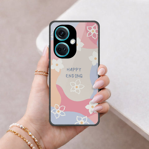 Oppo K11 Cover - Happy Series - HQ Ultra Shine Premium Infinity Glass Soft Silicon Borders Case
