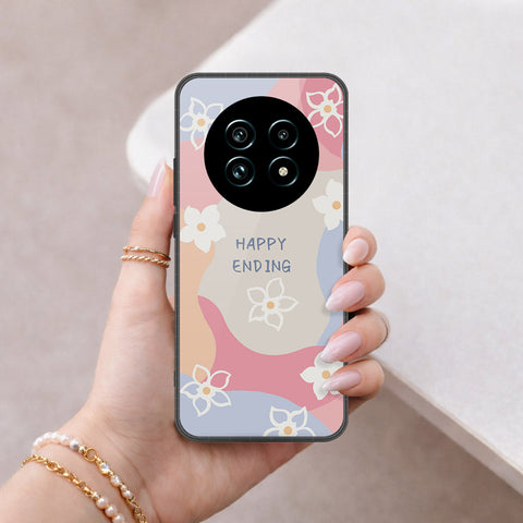 Realme 13 Plus 5G Cover - Happy Series - HQ Ultra Shine Premium Infinity Glass Soft Silicon Borders Case