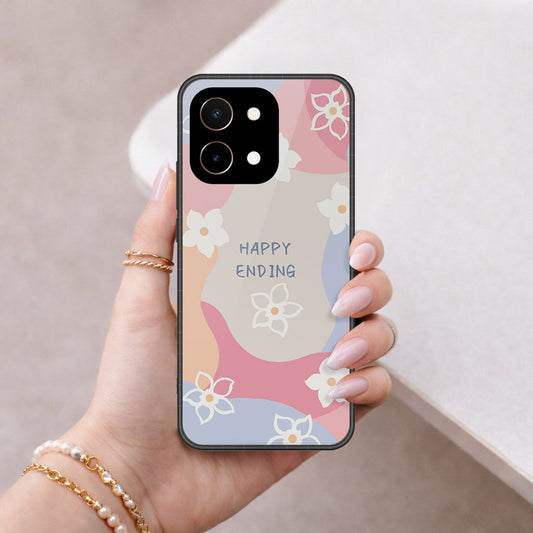 Vivo Y28 4G Cover - Happy Series - HQ Ultra Shine Premium Infinity Glass Soft Silicon Borders Case