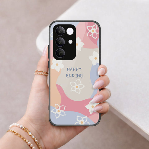 Realme C85 Pro Cover - Happy Series - HQ Ultra Shine Premium Infinity Glass Soft Silicon Borders Case