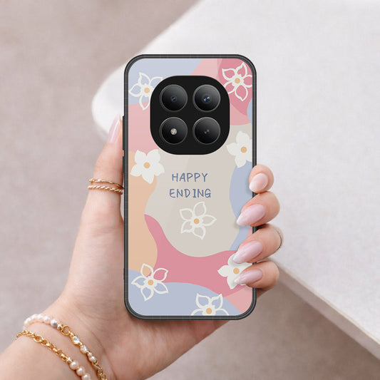 Xiaomi Redmi Note 15 Pro Plus Cover - Happy Series - HQ Ultra Shine Premium Infinity Glass Soft Silicon Borders Case