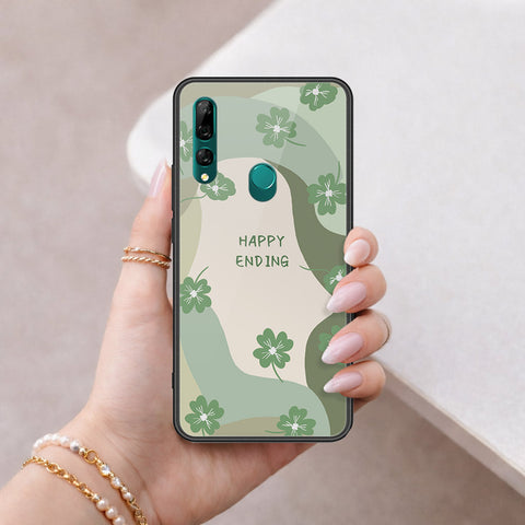 Huawei Y9 Prime 2019 Cover - Happy Series - HQ Ultra Shine Premium Infinity Glass Soft Silicon Borders Case