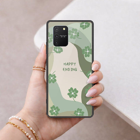 Samsung Galaxy M80s Cover - Happy Series - HQ Ultra Shine Premium Infinity Glass Soft Silicon Borders Case
