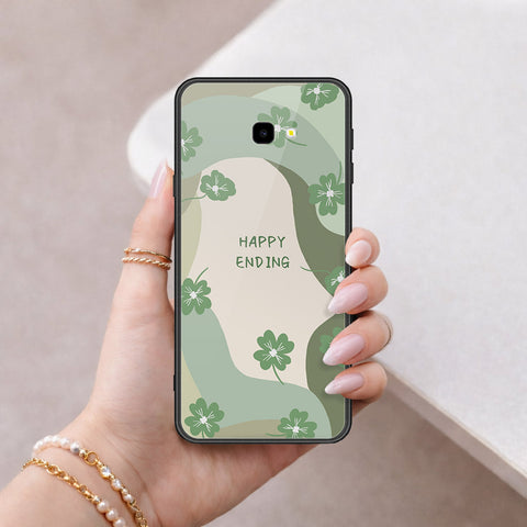 Samsung Galaxy J4 Plus Cover - Happy Series - HQ Ultra Shine Premium Infinity Glass Soft Silicon Borders Case