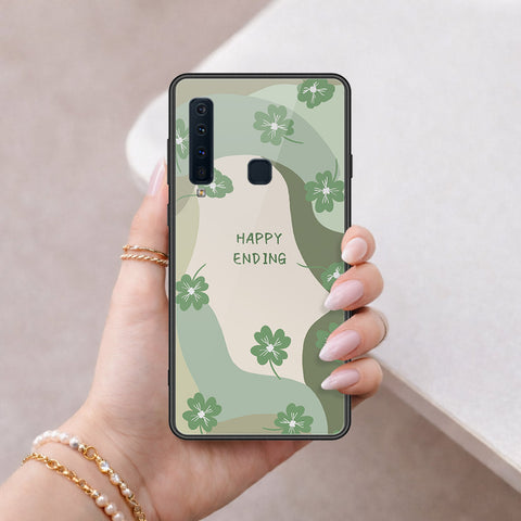 Samsung Galaxy A9 Star Pro Cover - Happy Series - HQ Ultra Shine Premium Infinity Glass Soft Silicon Borders Case