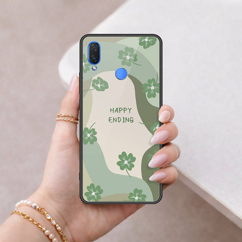 Huawei Nova 3i  Cover - Happy Series - HQ Ultra Shine Premium Infinity Glass Soft Silicon Borders Case