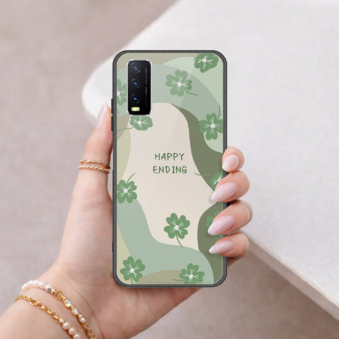 Vivo Y11s Cover - Happy Series - HQ Ultra Shine Premium Infinity Glass Soft Silicon Borders Case