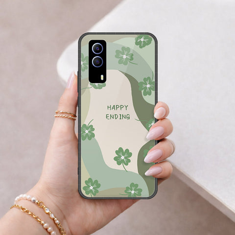 Vivo Y53s Cover - Happy Series - HQ Ultra Shine Premium Infinity Glass Soft Silicon Borders Case