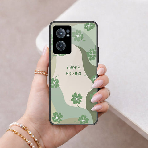 OnePlus Nord CE 2 5G Cover - Happy Series - HQ Ultra Shine Premium Infinity Glass Soft Silicon Borders Case
