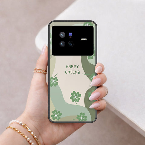 Vivo X80 Cover - Happy Series - HQ Ultra Shine Premium Infinity Glass Soft Silicon Borders Case