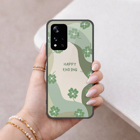 Xiaomi Poco M4 Pro 5G Cover - Happy Series - HQ Ultra Shine Premium Infinity Glass Soft Silicon Borders Case