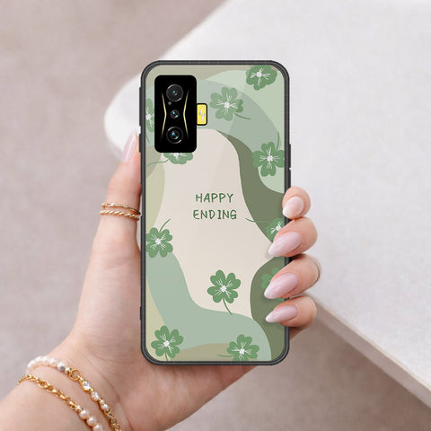 Xiaomi Poco F4 GT Cover - Happy Series - HQ Ultra Shine Premium Infinity Glass Soft Silicon Borders Case