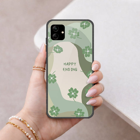 Samsung Galaxy A56 Cover - Happy Series - HQ Ultra Shine Premium Infinity Glass Soft Silicon Borders Case