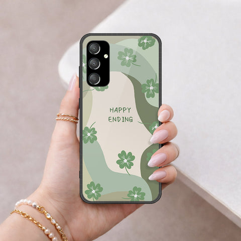 Samsung Galaxy A14 5G Cover - Happy Series - HQ Ultra Shine Premium Infinity Glass Soft Silicon Borders Case