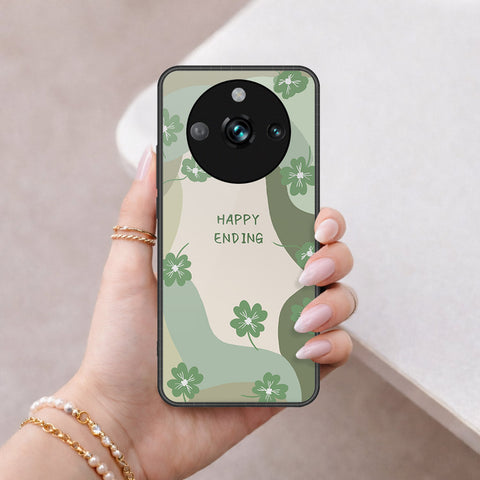 Realme 11 Pro Plus Cover - Happy Series - HQ Ultra Shine Premium Infinity Glass Soft Silicon Borders Case