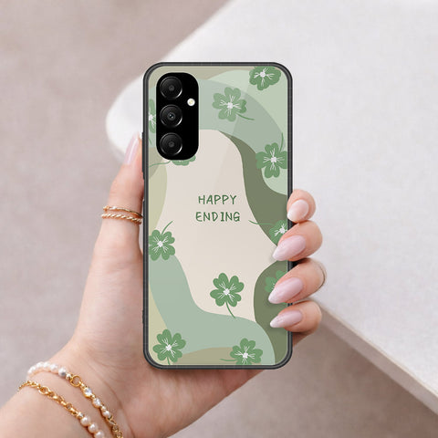 Samsung Galaxy A05s Cover - Happy Series - HQ Ultra Shine Premium Infinity Glass Soft Silicon Borders Case