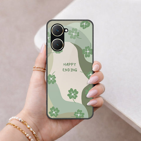 Vivo Y03 Cover - Happy Series - HQ Ultra Shine Premium Infinity Glass Soft Silicon Borders Case