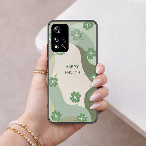 Xiaomi Poco X4 NFC Cover - Happy Series - HQ Ultra Shine Premium Infinity Glass Soft Silicon Borders Case