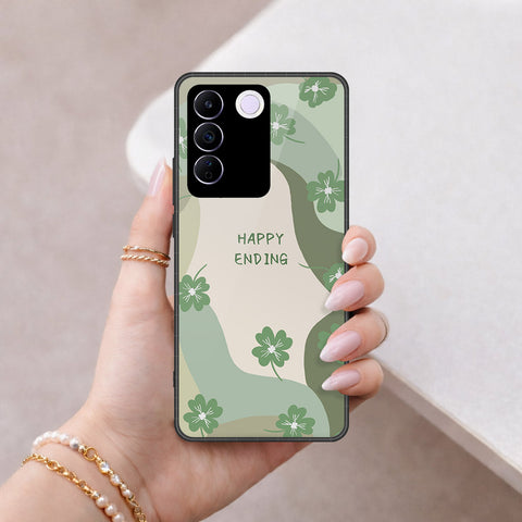 Vivo S16e Cover - Happy Series - HQ Ultra Shine Premium Infinity Glass Soft Silicon Borders Case