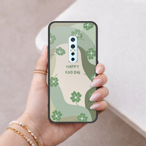 Vivo V17 Pro Cover - Happy Series - HQ Ultra Shine Premium Infinity Glass Soft Silicon Borders Case
