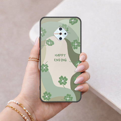 Vivo Y9s Cover - Happy Series - HQ Ultra Shine Premium Infinity Glass Soft Silicon Borders Case