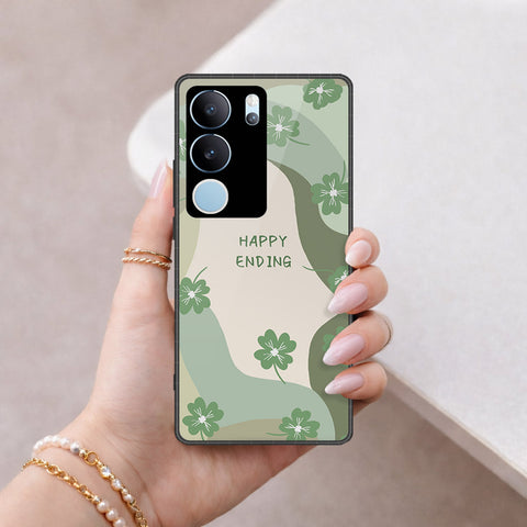 Vivo V29 Cover - Happy Series - HQ Ultra Shine Premium Infinity Glass Soft Silicon Borders Case