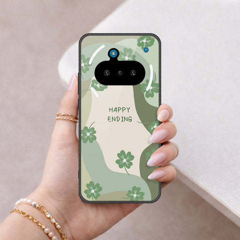 Nothing Phone 3a Cover - Happy Series - HQ Ultra Shine Premium Infinity Glass Soft Silicon Borders Case