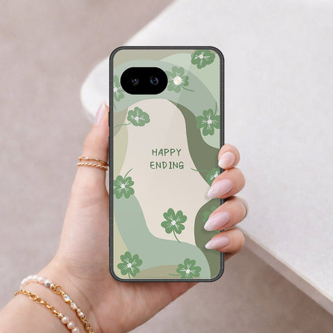 Google Pixel 9a Cover - Happy Series - HQ Ultra Shine Premium Infinity Glass Soft Silicon Borders Case