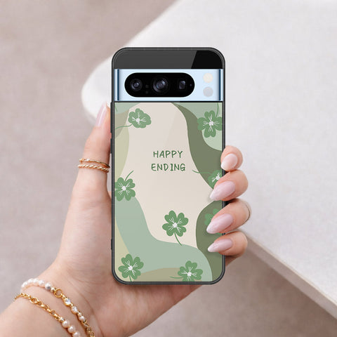 Google Pixel 8 Pro Cover - Happy Series - HQ Ultra Shine Premium Infinity Glass Soft Silicon Borders Case