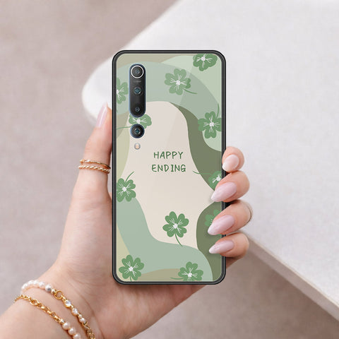 Xiaomi Mi 10 Cover - Happy Series - HQ Ultra Shine Premium Infinity Glass Soft Silicon Borders Case