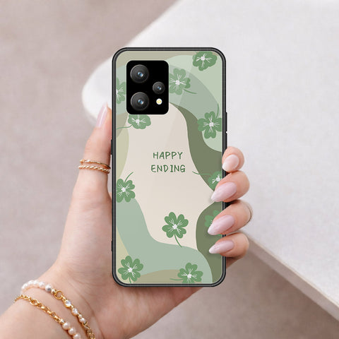 Oppo K10x Cover - Happy Series - HQ Ultra Shine Premium Infinity Glass Soft Silicon Borders Case