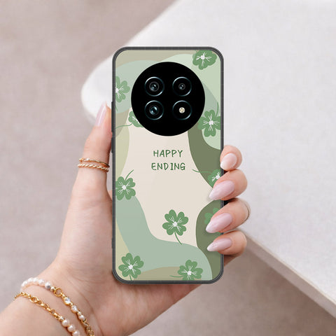 Realme 13 Plus 5G Cover - Happy Series - HQ Ultra Shine Premium Infinity Glass Soft Silicon Borders Case