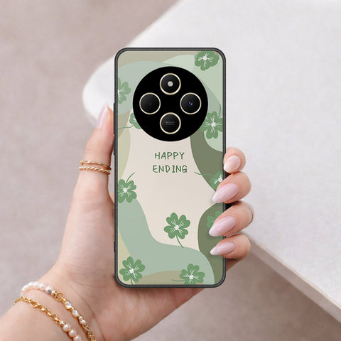 Xiaomi Poco C75 Cover - Happy Series - HQ Ultra Shine Premium Infinity Glass Soft Silicon Borders Case