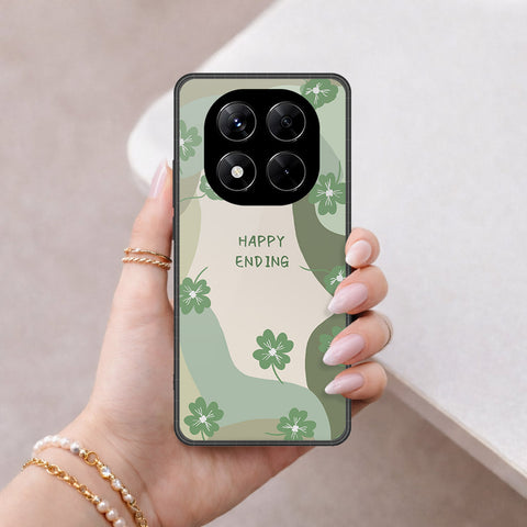 Xiaomi Redmi Note 14 Pro 4G Cover - Happy Series - HQ Ultra Shine Premium Infinity Glass Soft Silicon Borders Case