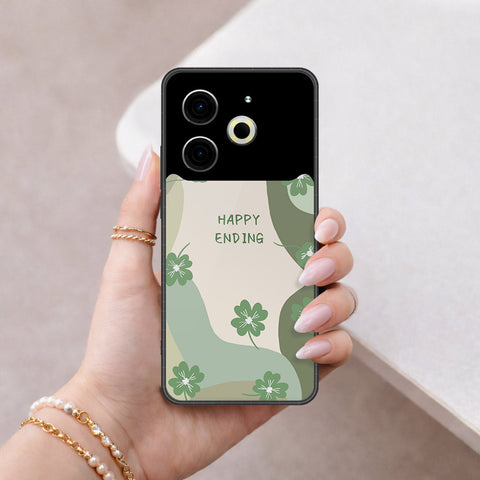 Tecno Pova 6 Pro Cover - Happy Series - HQ Ultra Shine Premium Infinity Glass Soft Silicon Borders Case