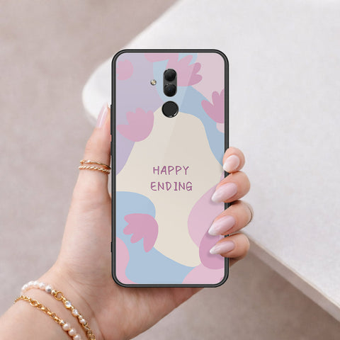 Huawei Mate 20 Lite Cover - Happy Series - HQ Ultra Shine Premium Infinity Glass Soft Silicon Borders Case