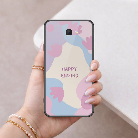 Samsung Galaxy J7 Prime Cover - Happy Series - HQ Ultra Shine Premium Infinity Glass Soft Silicon Borders Case