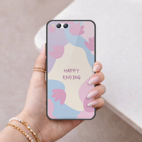 Xiaomi Mi 6 Cover - Happy Series - HQ Ultra Shine Premium Infinity Glass Soft Silicon Borders Case