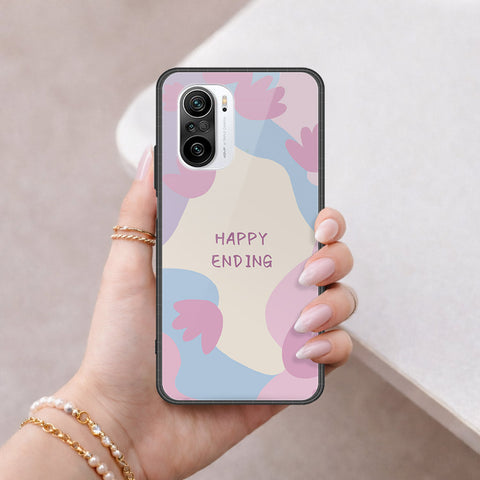 Xiaomi Redmi K40 Pro Plus Cover - Happy Series - HQ Ultra Shine Premium Infinity Glass Soft Silicon Borders Case