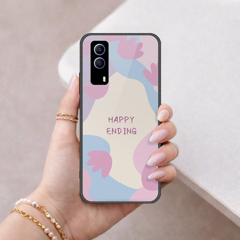 Vivo Y53s Cover - Happy Series - HQ Ultra Shine Premium Infinity Glass Soft Silicon Borders Case