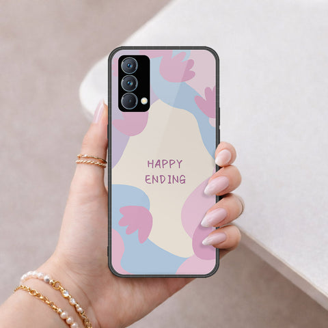 Realme GT Master Cover - Happy Series - HQ Ultra Shine Premium Infinity Glass Soft Silicon Borders Case