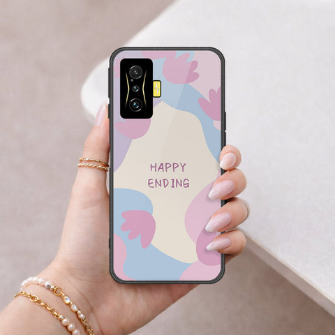 Xiaomi Poco F4 GT Cover - Happy Series - HQ Ultra Shine Premium Infinity Glass Soft Silicon Borders Case