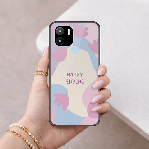 Xiaomi Poco C50 Cover - Happy Series - HQ Ultra Shine Premium Infinity Glass Soft Silicon Borders Case