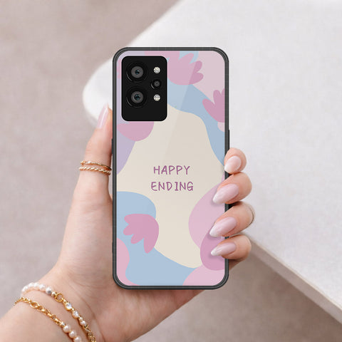 Realme GT 2 Pro Cover - Happy Series - HQ Ultra Shine Premium Infinity Glass Soft Silicon Borders Case
