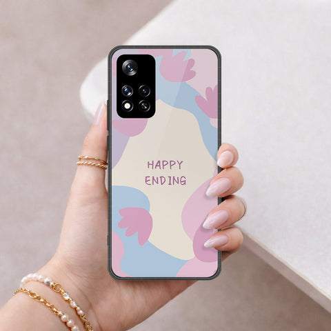 Xiaomi Poco X4 NFC Cover - Happy Series - HQ Ultra Shine Premium Infinity Glass Soft Silicon Borders Case
