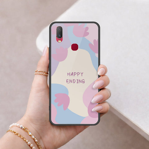 Vivo Y11 2019 Cover - Happy Series - HQ Ultra Shine Premium Infinity Glass Soft Silicon Borders Case